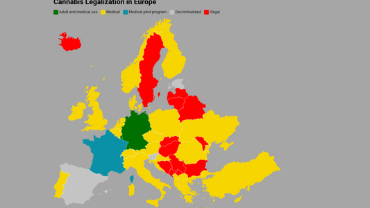 Cannabis Legalization in Europe: Where Is It Legal in 2025?