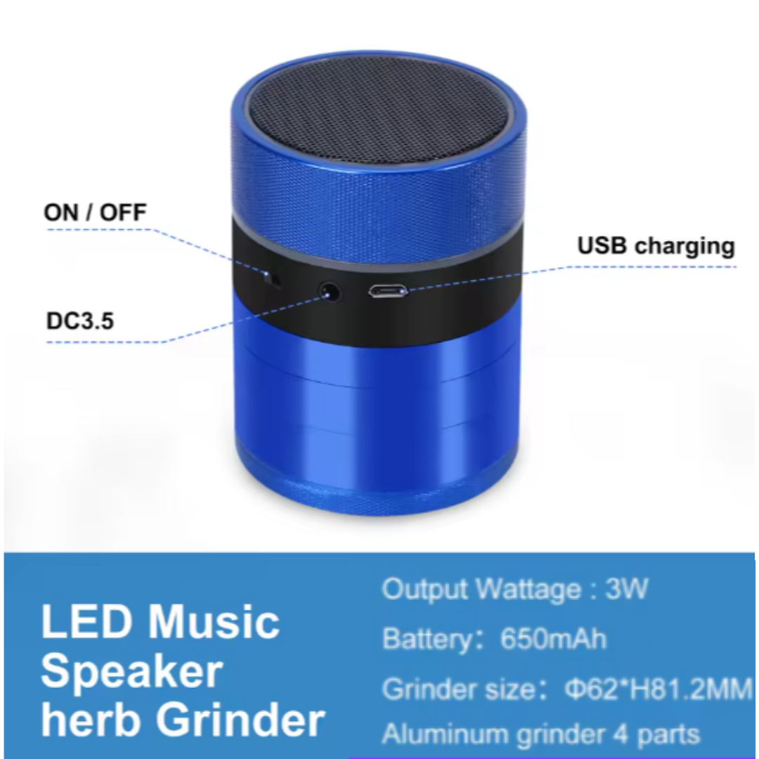 Grinder With Bluethooth Speaker