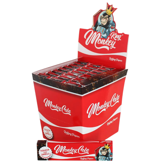 Monkey King Red Cola Smell Unbleached Rolling Papers with Tips