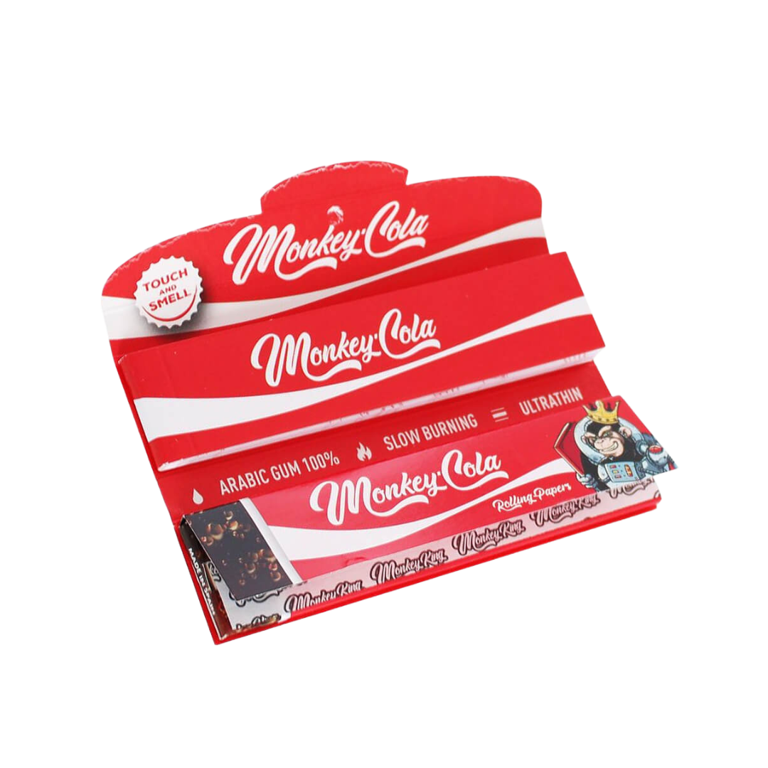 Monkey King Red Cola Smell Unbleached Rolling Papers with Tips