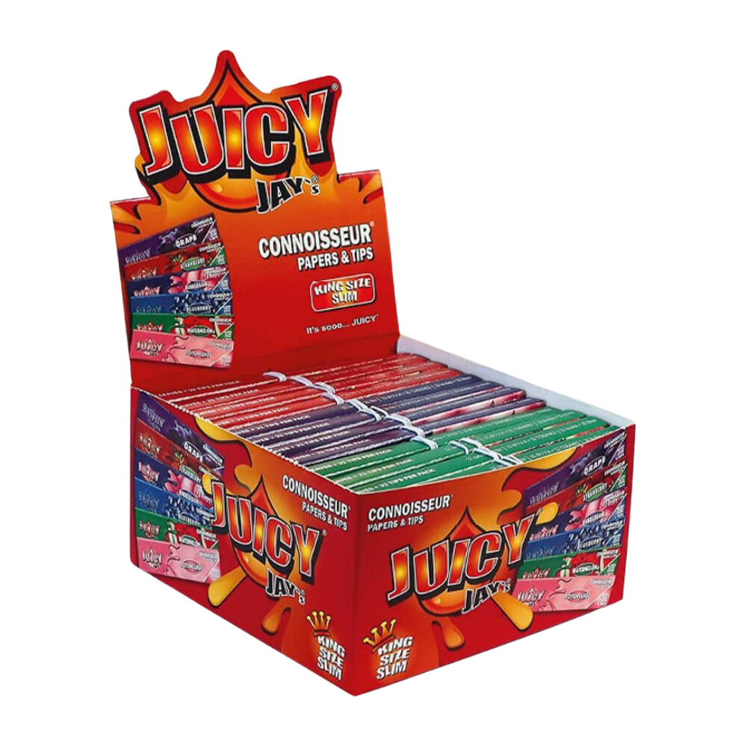 Juicy Jay’s Mix Connoisseur King Size Slim Papers + Tips